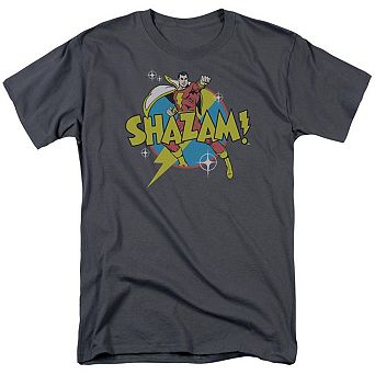 Dc Comics Shazam Power Bolt Short Sleeve Adult T-shirt