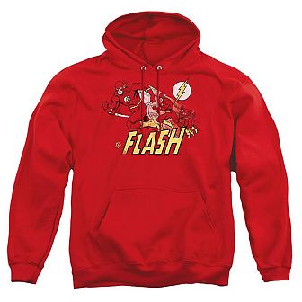 Dc Comics Flash Crimson Comet Adult Pull Over Hoodie