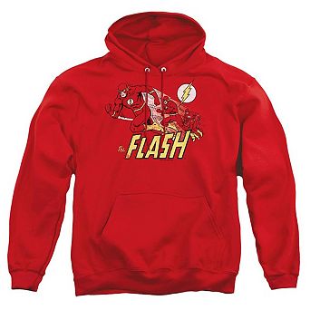 Dc Comics Flash Crimson Comet Adult Pull Over Hoodie