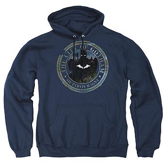 The Batman (2022) Gotham Seal Adult Pull Over Hoodie