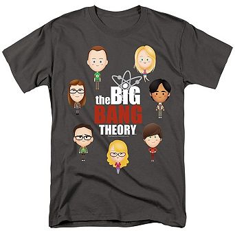 Big Bang Theory Emojis Short Sleeve Adult T-shirt