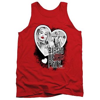Birds Of Prey Heart Harley Adult Tank Top