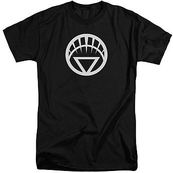 Green Lantern White Emblem Short Sleeve Adult Tall T-shirt