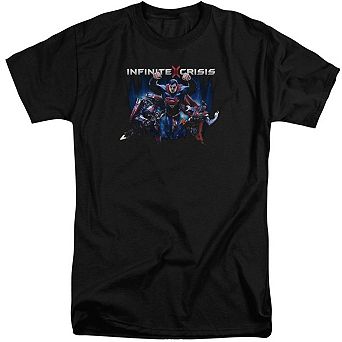 Infinite Crisis Ic Super Short Sleeve Adult Tall T-shirt