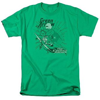 Dc Comics Green Arrow The Emerald Archer Short Sleeve Adult T-shirt