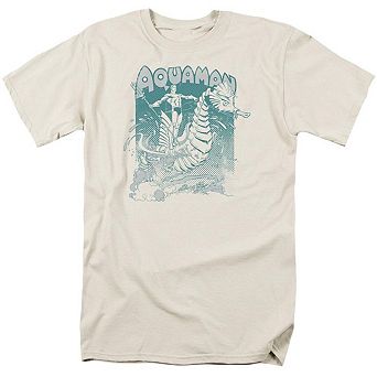 Dc Comics Aquaman Catch A Wave Short Sleeve Adult T-shirt