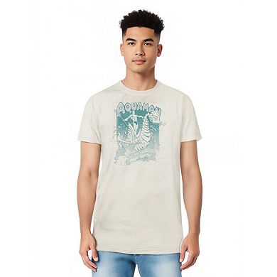 Dc Comics Aquaman Catch A Wave Short Sleeve Adult T-shirt