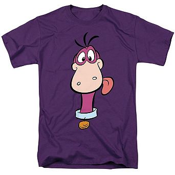 The Flintstones Dino Face Short Sleeve Adult T-shirt