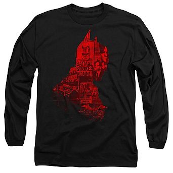 The Batman (2022) News Silhouette Long Sleeve Adult T-shirt