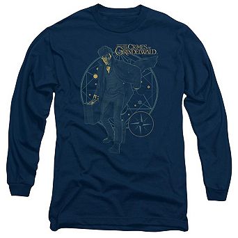 Fantastic Beasts 2 Suitcase Long Sleeve Adult T-shirt
