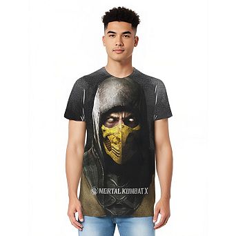 Mortal Kombat X Finish Him Short Sleeve Adult Poly Crew T-shirt