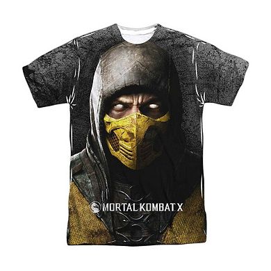 Mortal Kombat X Finish Him Short Sleeve Adult Poly Crew T-shirt