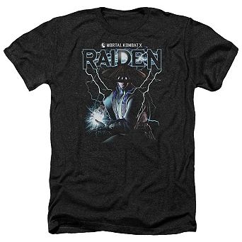 Mortal Kombat Raiden Adult Heather T-shirt