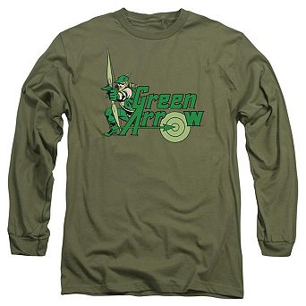 Dc Comics Green Arrow Green Arrow Long Sleeve Adult T-shirt