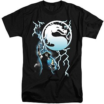 Mortal Kombat Klassic Raiden Short Sleeve Adult Tall T-shirt