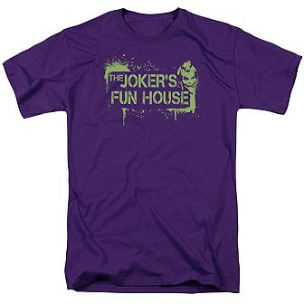 Batman Arkham City Jokers Fun House Short Sleeve Adult T-shirt