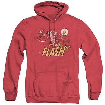 Dc Comics Flash Crimson Comet Adult Heather Hoodie