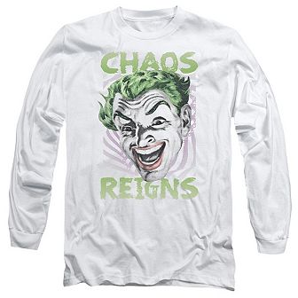Batman Classic Tv Chaos Reigns Long Sleeve Adult T-shirt