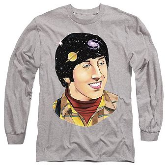 Big Bang Theory Howard Space Long Sleeve Adult T-shirt