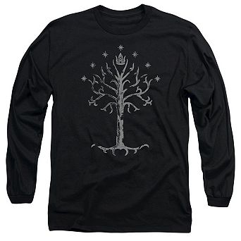 Lord Of The Rings Tree Of Gondor Long Sleeve Adult T-shirt