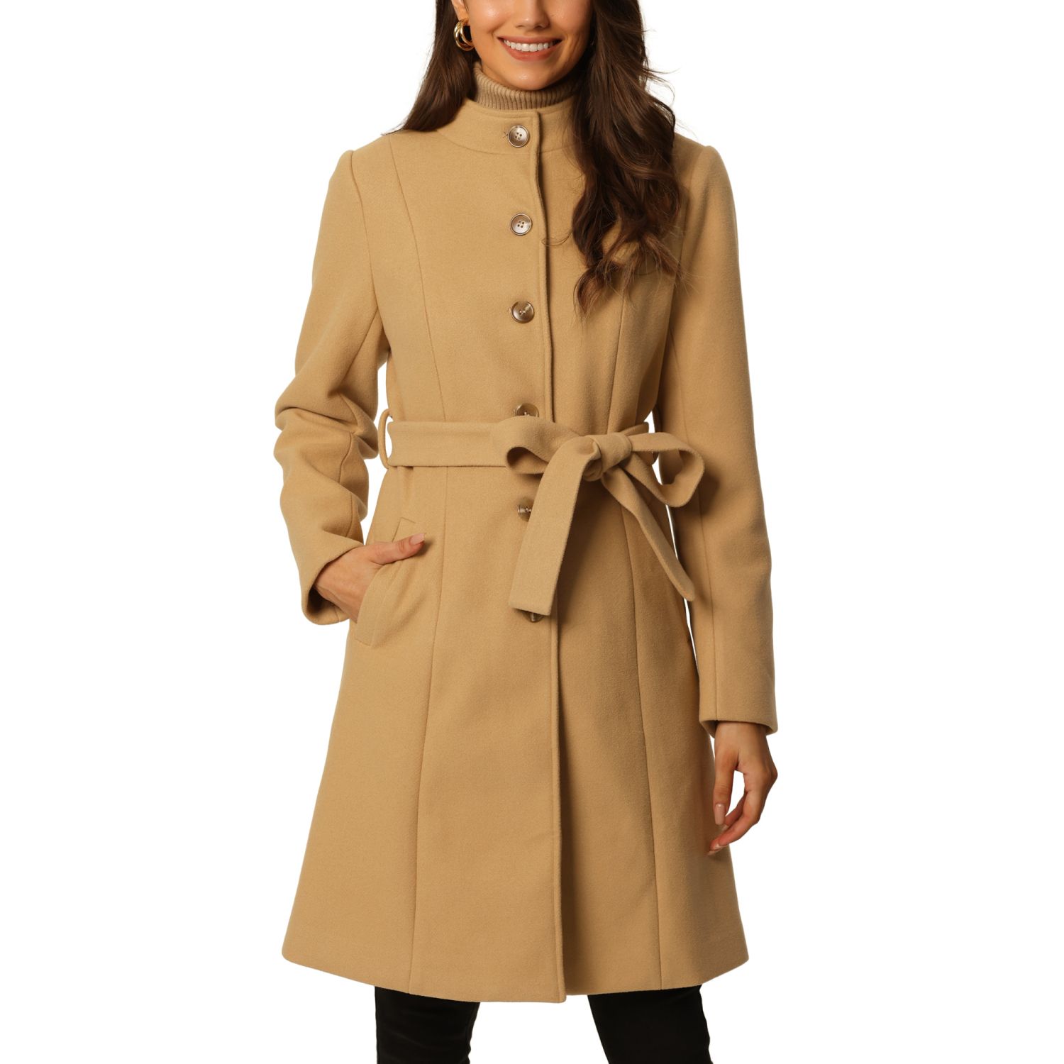 Kohls hot sale camel coat