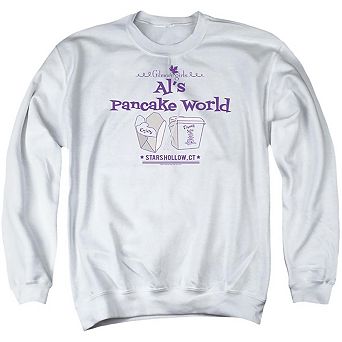 Gilmore Girls Als Pancake World Adult Crewneck Sweatshirt