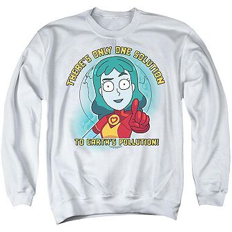 Rick And Morty Planetina Adult Crewneck Sweatshirt