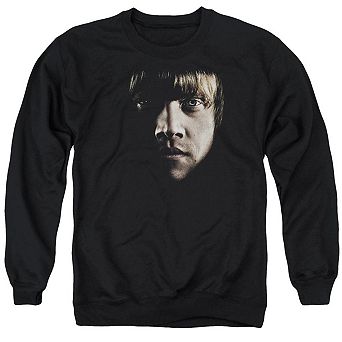 Harry Potter Ron Poster Head Adult Crewneck Sweatshirt