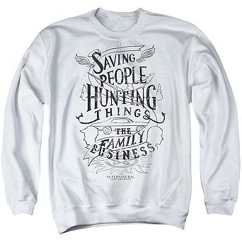 Supernatural Family Business Adult Crewneck Sweatshirt