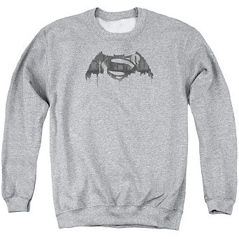 Batman V Superman Cityscape Logo Adult Crewneck Sweatshirt