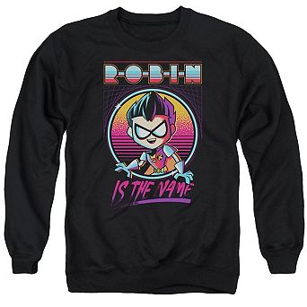 Teen Titans Go To The Movies Robin Adult Crewneck Sweatshirt