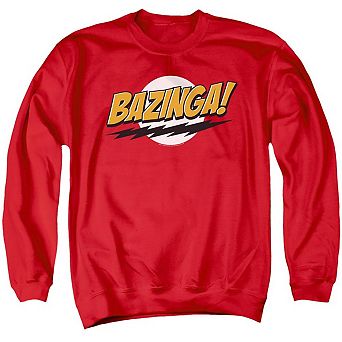 Big Bang Theory Bazinga Adult Crewneck Sweatshirt