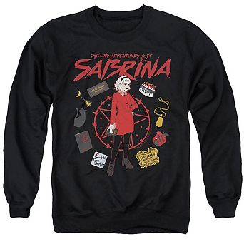 Chilling Adventures Of Sabrina Circle Adult Crewneck Sweatshirt