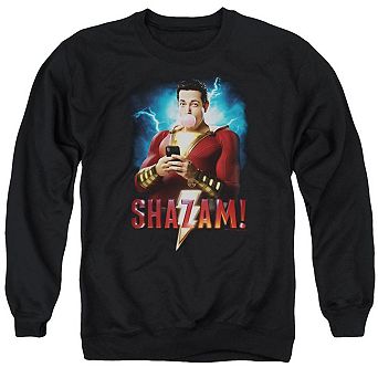 Shazam Movie Blowing Up Adult Crewneck Sweatshirt