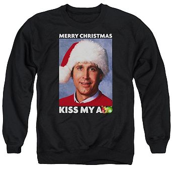 Christmas Vacation Merry Kiss Adult Crewneck Sweatshirt