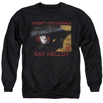 It 1990 Hello Adult Crewneck Sweatshirt