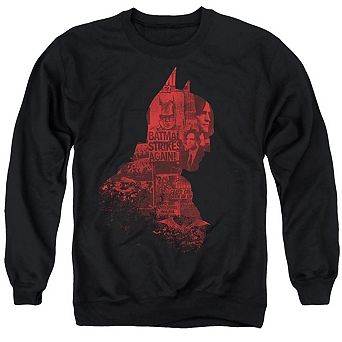 The Batman (2022) News Silhouette Adult Crewneck Sweatshirt