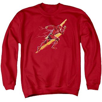 Justice League Movie Flash Forward Adult Crewneck Sweatshirt