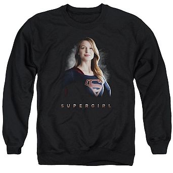 Supergirl Stand Tall Adult Crewneck Sweatshirt