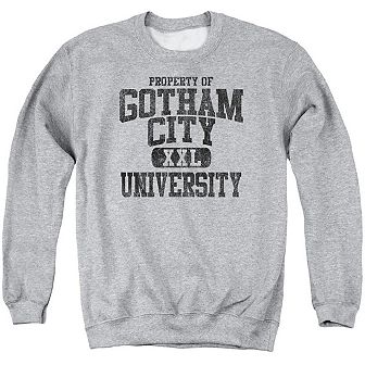 Batman Property Of Gcu Adult Crewneck Sweatshirt