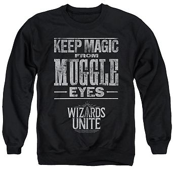 Harry Potter Wizards Unite Hidden Magic Adult Crewneck Sweatshirt