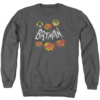 Batman Classic Tv Sound Effects Adult Crewneck Sweatshirt