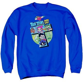Teen Titans Go T Adult Crewneck Sweatshirt