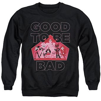 Dc Comics Superhero Girls Good To Be Bad Adult Crewneck Sweatshirt