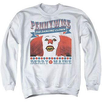 It 1990 The Dancing Clown Adult Crewneck Sweatshirt