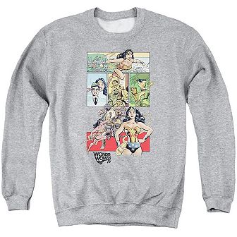 Wonder Woman75 Comic Page Adult Crewneck Sweatshirt