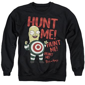 Rick And Morty Hunt Me Adult Crewneck Sweatshirt