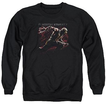 Mortal Kombat X Scorpion Lunge Adult Crewneck Sweatshirt