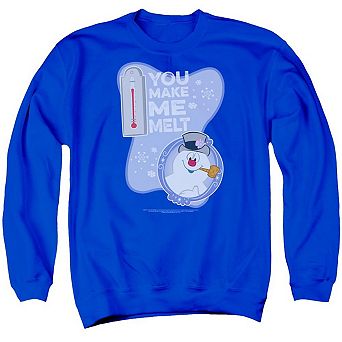 Frosty The Snowman Melt Adult Crewneck Sweatshirt