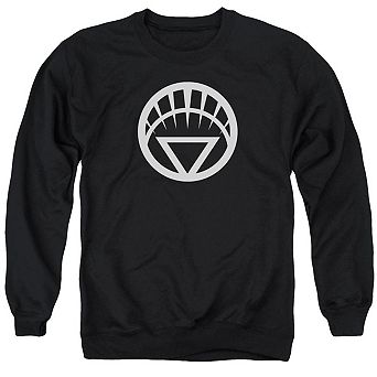 Green Lantern White Emblem Adult Crewneck Sweatshirt